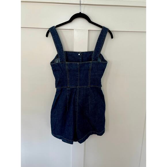 NEW NWT Amanda Uprichard Royston Romper Heritage Wash Size XS - Picture 3 of 5